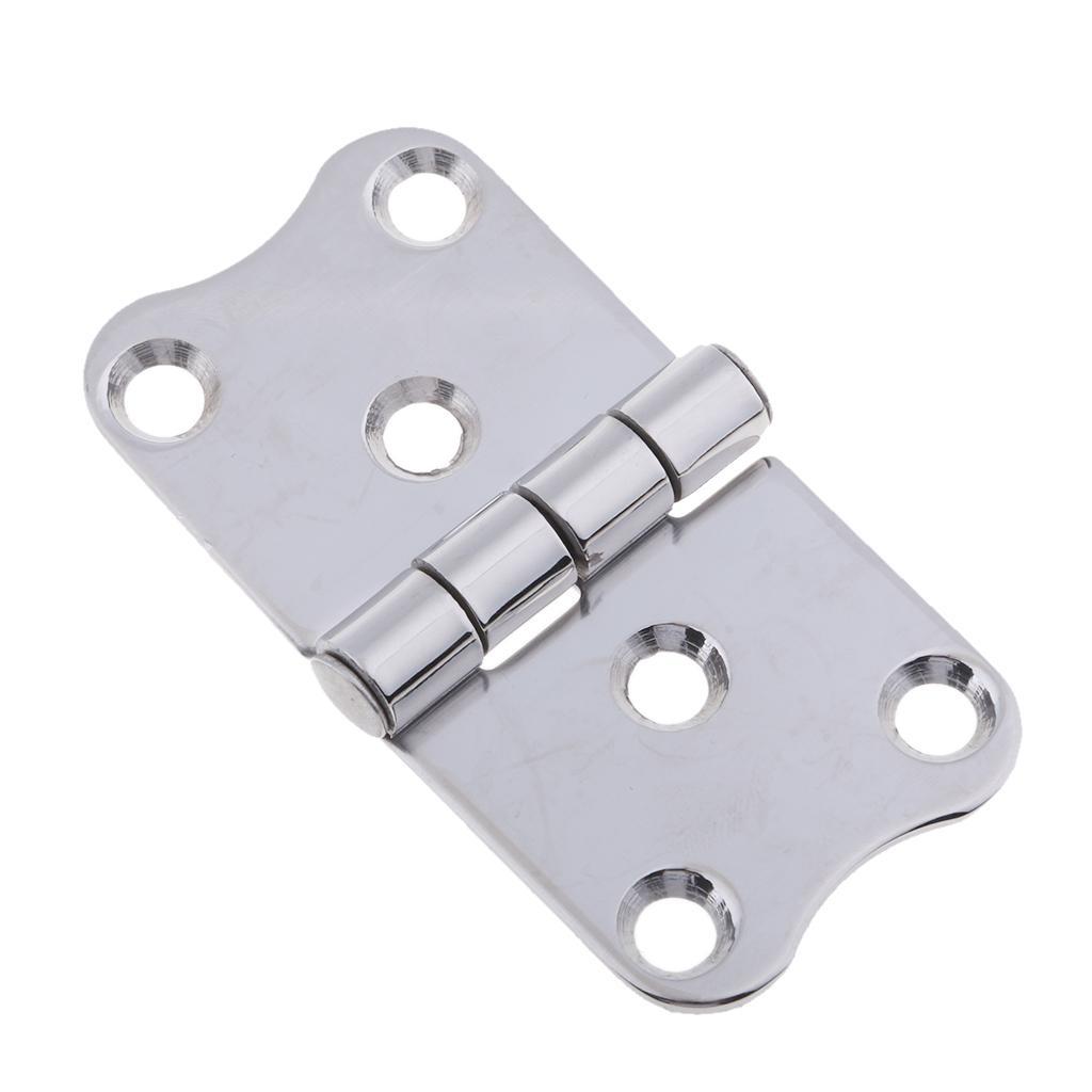 3" X 1.5" 316 Stainless Steel High Polished Flush Door Hinge for Boat Marine