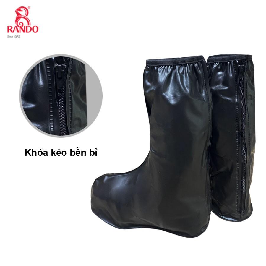 Giày Boots Che Mưa Chống Nước Bền Bỉ, RANDO Chính Hãng, Bọc Bảo Vệ Giày Dành Cho Nam Nữ