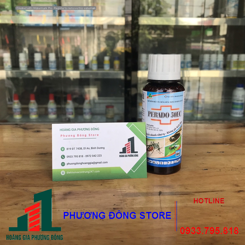 Thuốc diệt muỗi và côn trùng Perado 50EC- 100ml