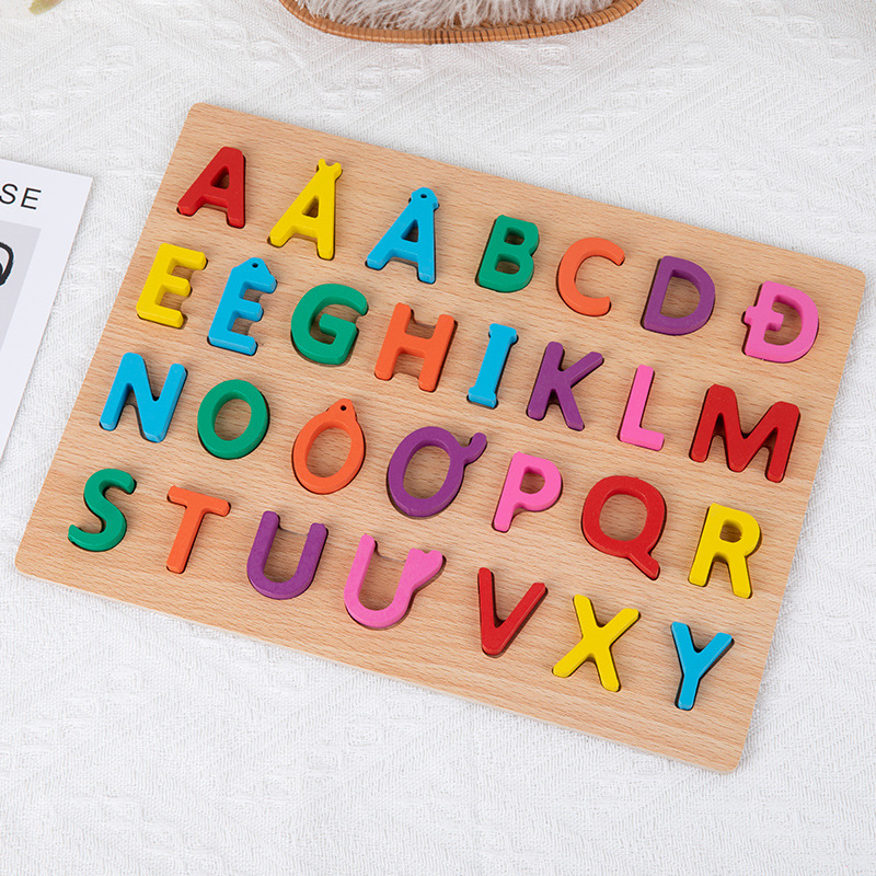 Bảng chữ cái tiếng việt bảng chữ số gỗ nổi đồ trơi cho bé xếp hình giúp bé phát triển tư duy trí tuệ