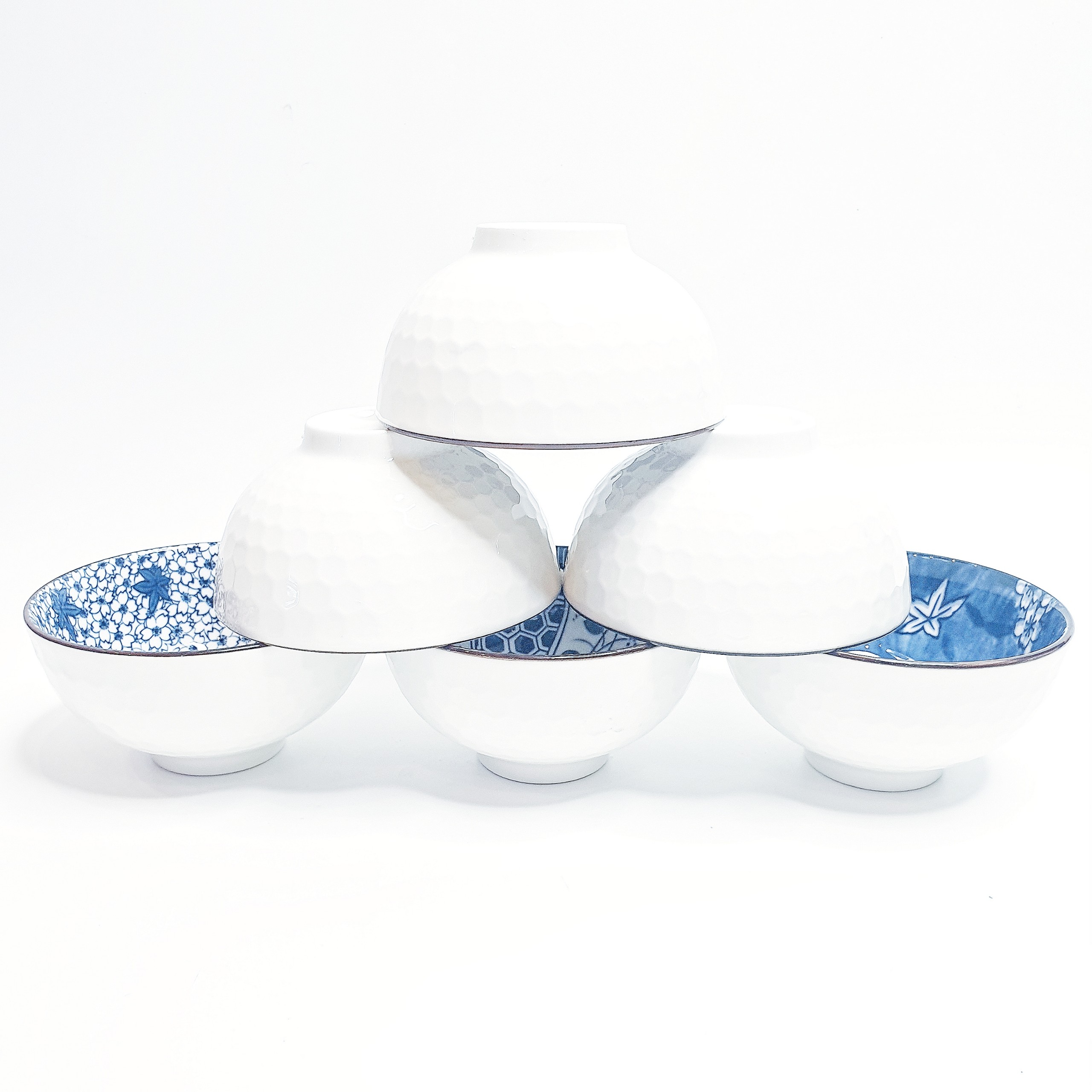 Bộ tô chén đĩa bằng sứ Ceramic Porcelain phong cách Nhật Bản