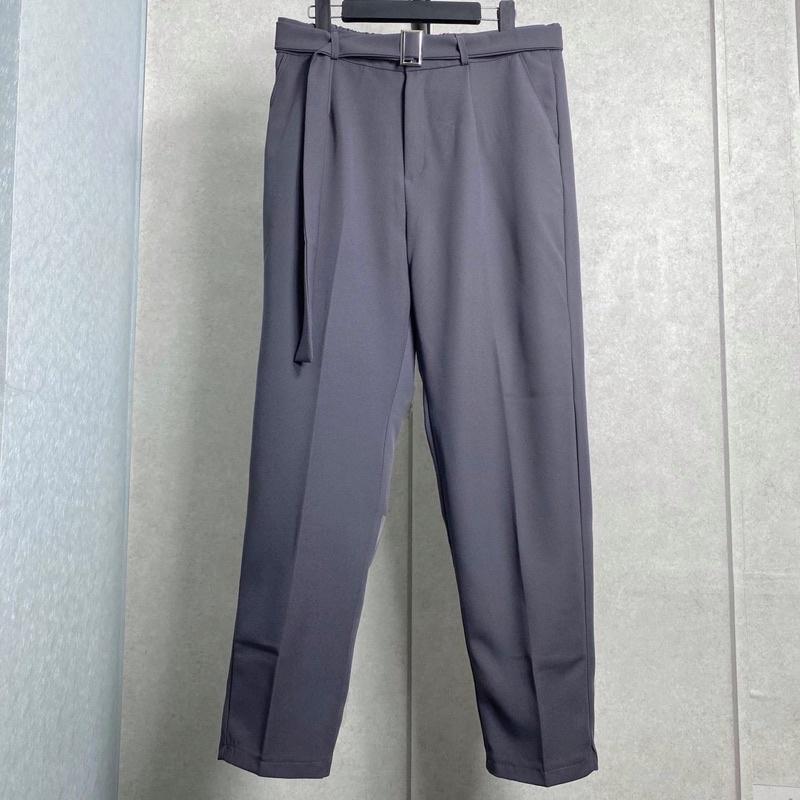 Quần tây âu cạp cao bigsize màu xám MALTRIK thiết kế cạp chun có size lớn cho người béo đến 130kg