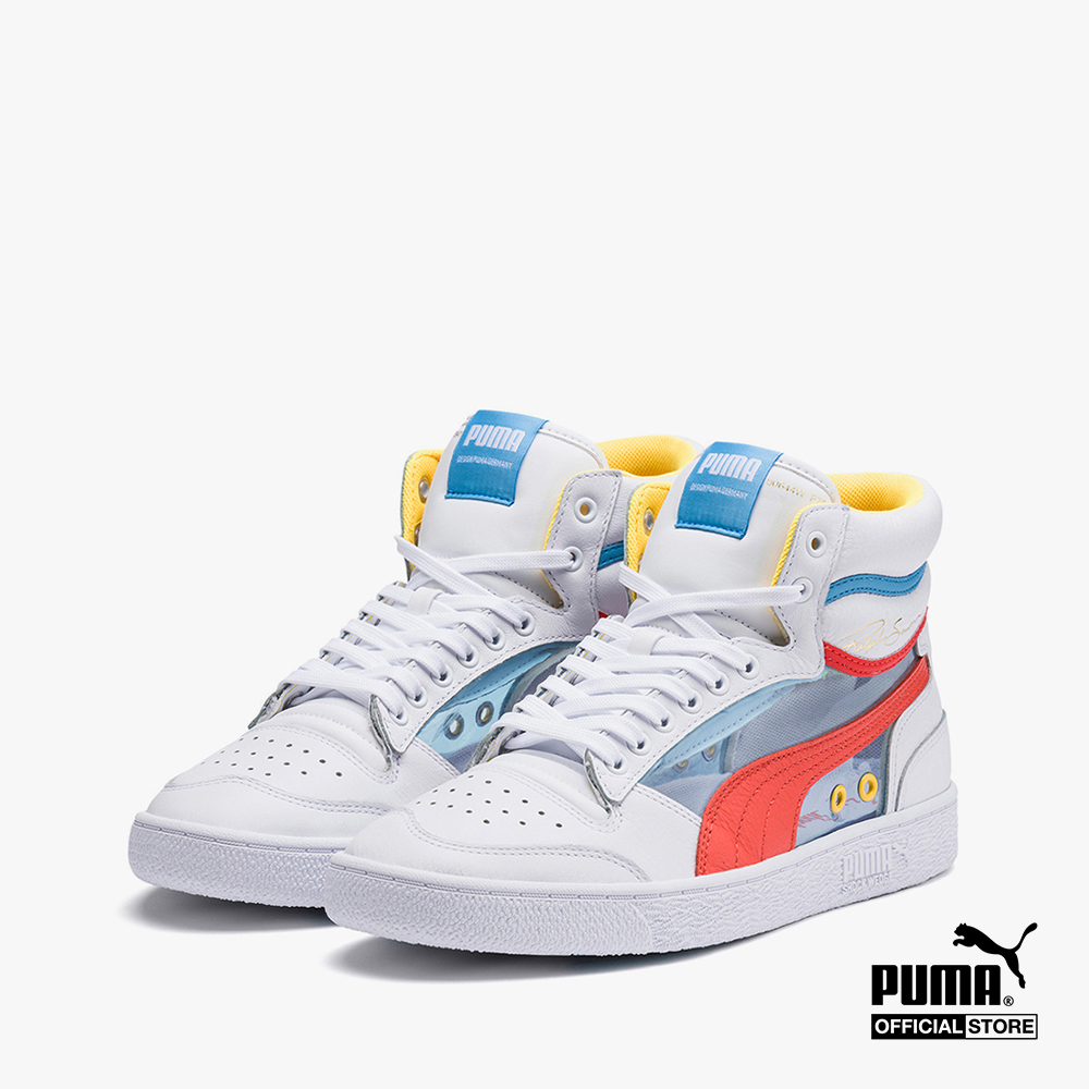 PUMA - Giày sneaker cổ cao Ralph Sampson Mid Glass 371582-02