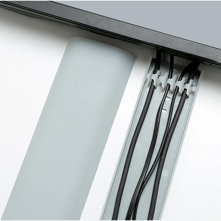 Bộ Ống 6 kẹp đi dây điện - Ống luồn dây điện dính tường thu gọn dây mạng chuột cáp quang bàn phím