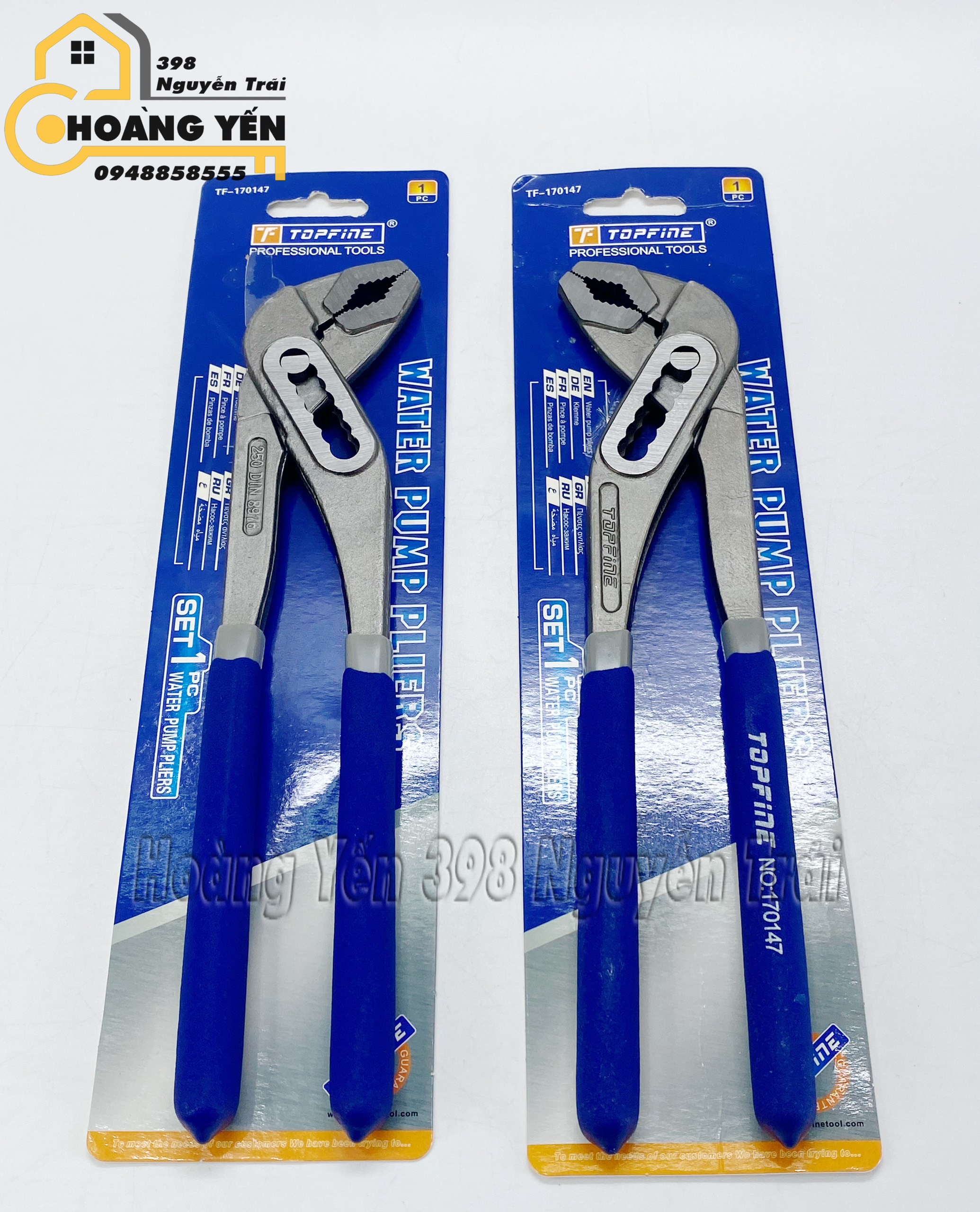 Kìm mỏ quạ đa năng 7 lỗ TOPFINE 10 inch kìm kẹp ống nước Kềm mỏ quạ kẹp giữ, kềm vặn mở ống nước cho thợ điện nước Kìm mỏ quả loại tốt Kìm mỏ quạ bền bỉ