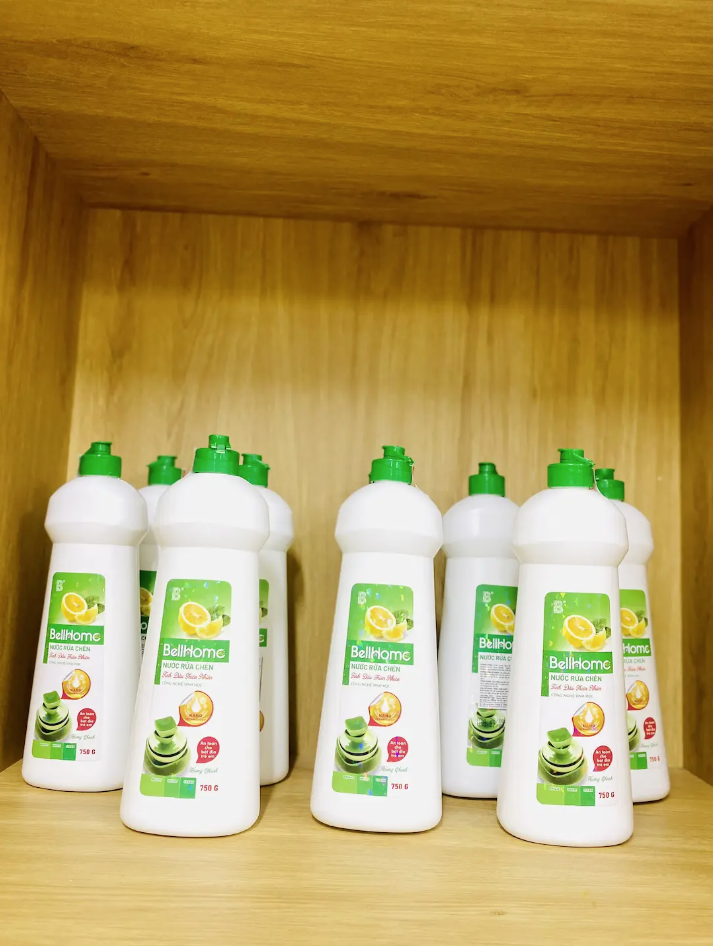 Nước Rửa Chén Công Nghệ Sinh Học Bell Home Hương Chanh 750G