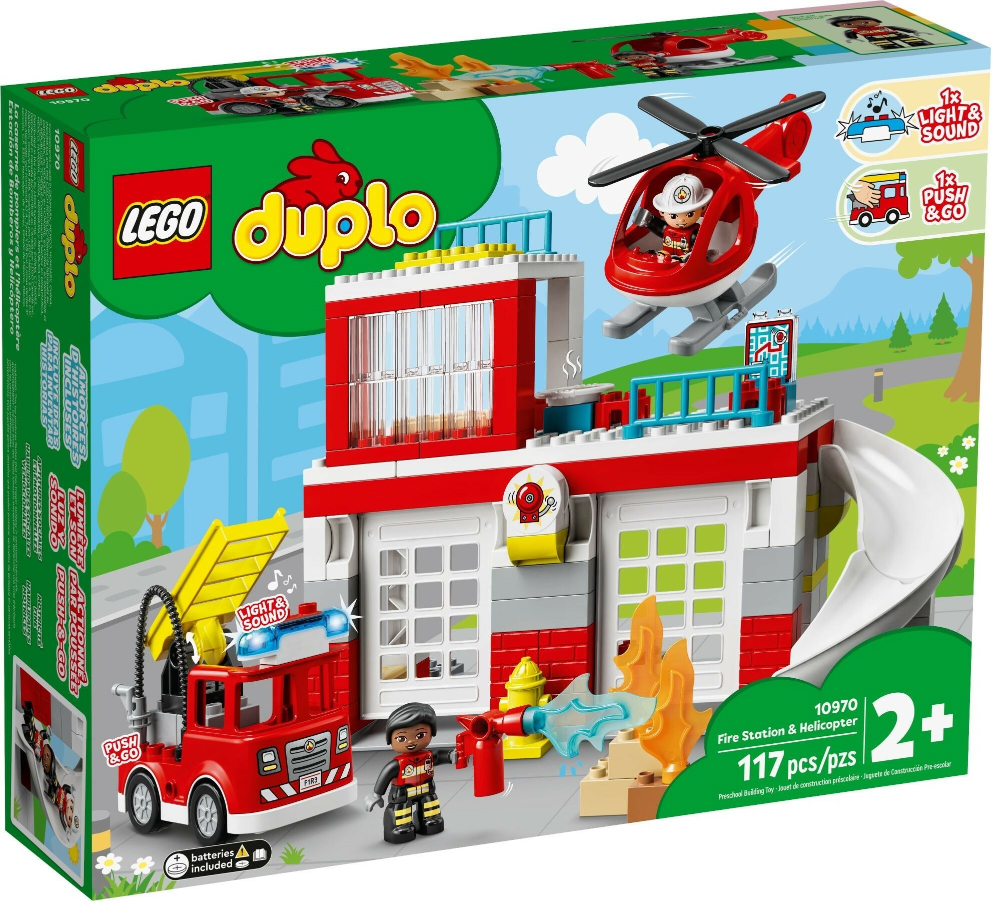 LEGO DUPLO 10970 Trạm Cứu Hỏa và Trực Thăng