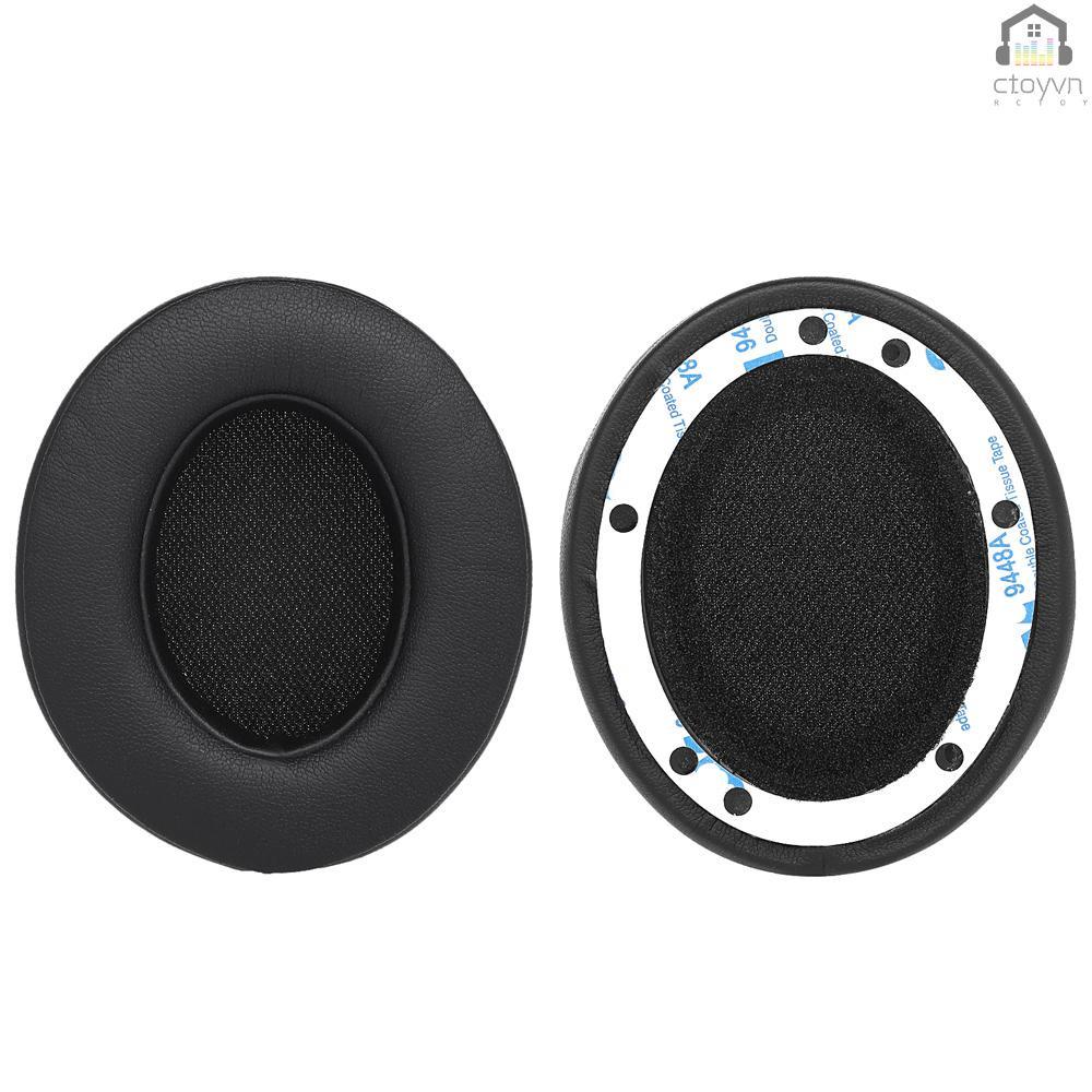 Set 2 miếng đệm tai nghe thay thế màu đen cho tai nghe không dây Beats Studio