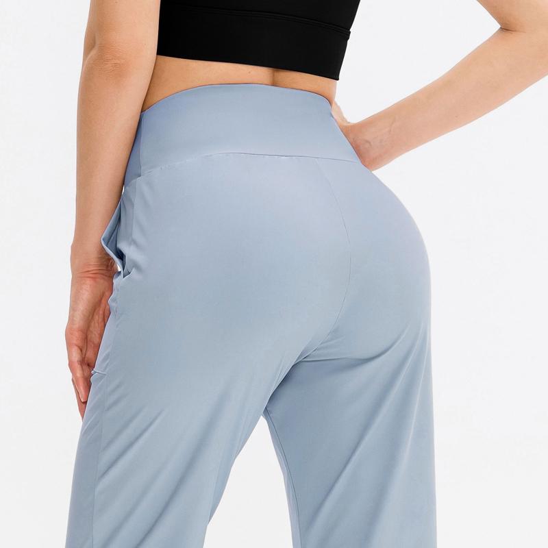 Lưng Cao, Dài Thấm Hút Mồ Hôi Cho Đường Chạy Quần Tập Luyện Thon Gọn Quần Jogger Quần Tập Yoga Quần Âu