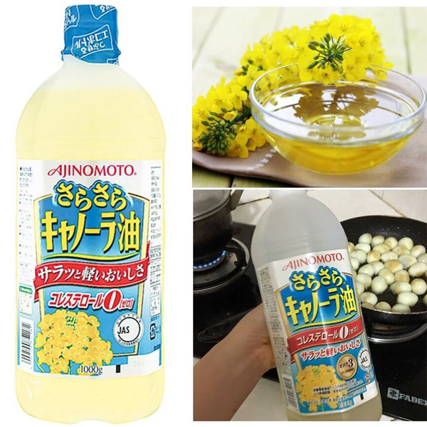 Dầu Ăn Hoa Cải Ajinomoto Bổ Sung Omega 3 & 6
