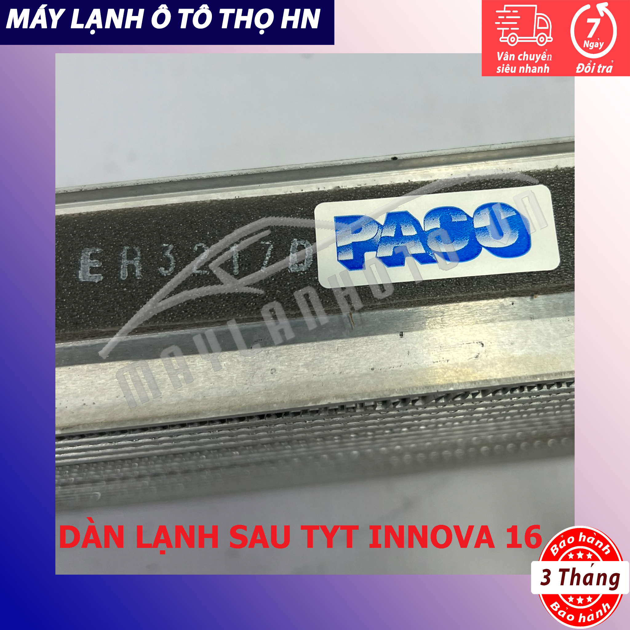 Dàn lạnh Toyota Innova - Fortuner 2016 2017 2018 Hàng Thái Lan/Hàn Quốc 16 17 18