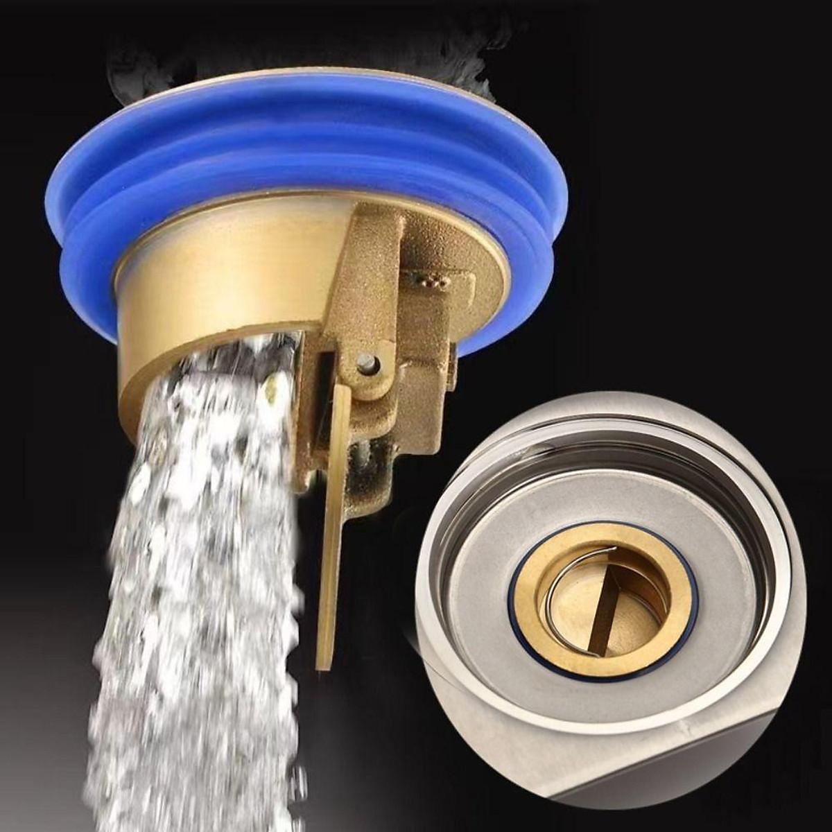 Nắp Đậy Cống Thoát Nước Sàn Nhà Tắm Chống Côn Trùng Tiện Dụng Kèm Vòng Đệm Inox 65mm Phù Hợp Mọi Kích Thước.
