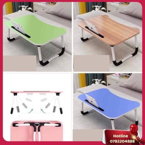 Bàn Để Laptop Có Khe Để Ipad, Smartphone  - Miễn Phí Vận Chuyển