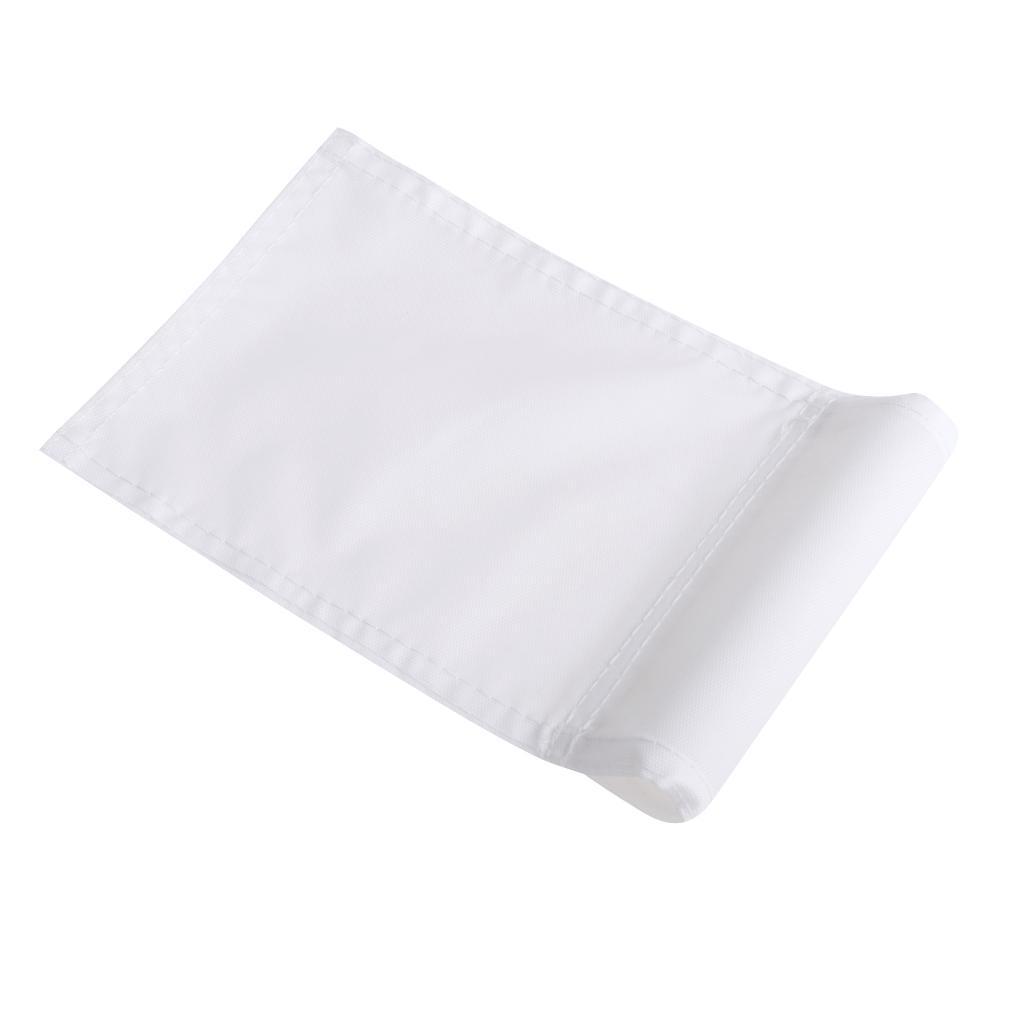 3Pcs Practice Golf Hole Pole Cup Flag,Outdoor Garden Golf Sports Training Aid,Backyard Putting Green Flag Replacement White
