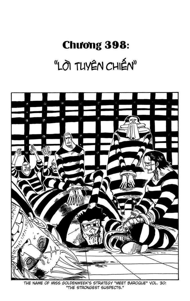 đảo hải tặc - one piece chapter 398 1