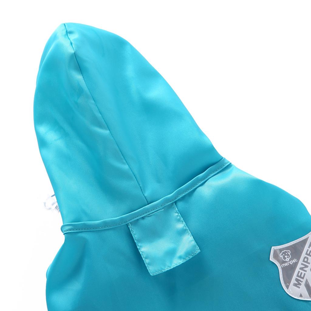 Dog Cat Raincoat Waterproof - Pet Puppy Outdoor Hooded Rain Coat Jacket Clothes Reflective