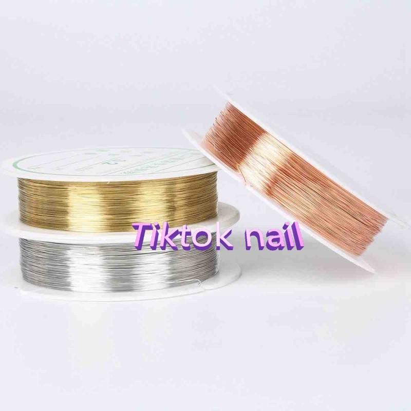 cuộn kẽm trang trí móng tay nail