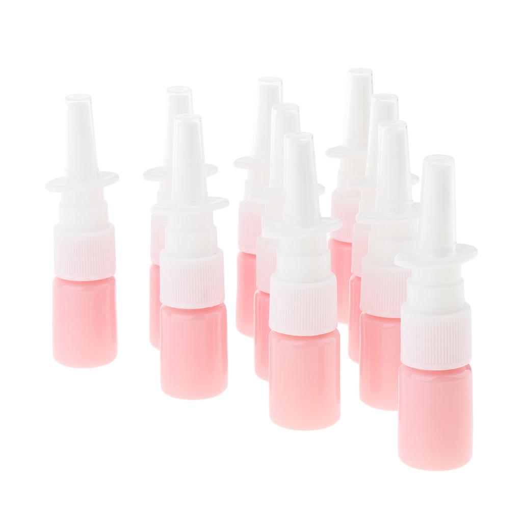 30x 5ML Plastic Nasal Spray Bottle Sprayers For Dispensing Wash Rhinitis