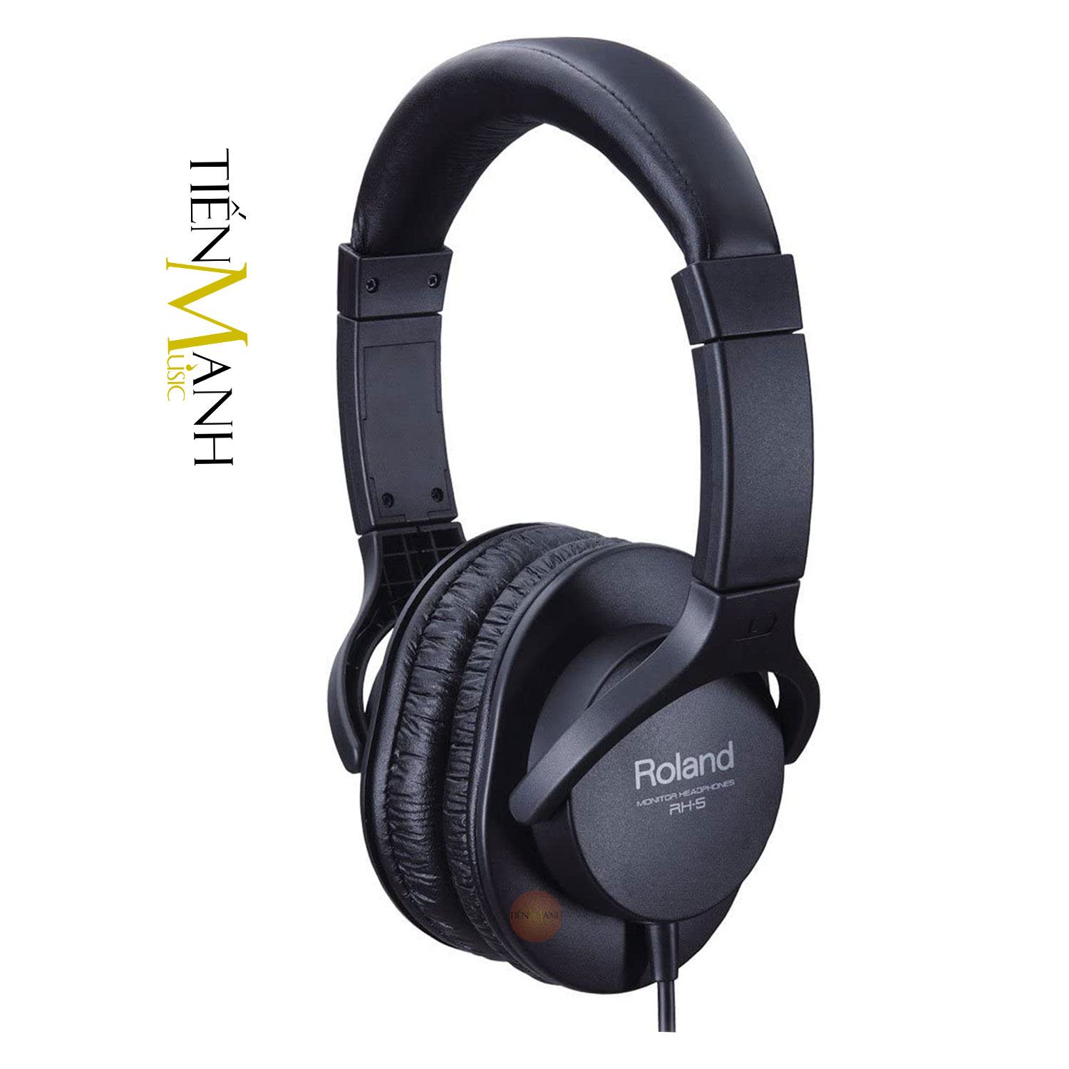 Tai Nghe Phòng Thu Roland RH5 - Cho Nhạc Cụ, Đàn Piano, Organ, Trống, Amply Headphones Closed Back RH-5 Hàng Chính Hãng - Kèm Móng Gẩy DreamMaker