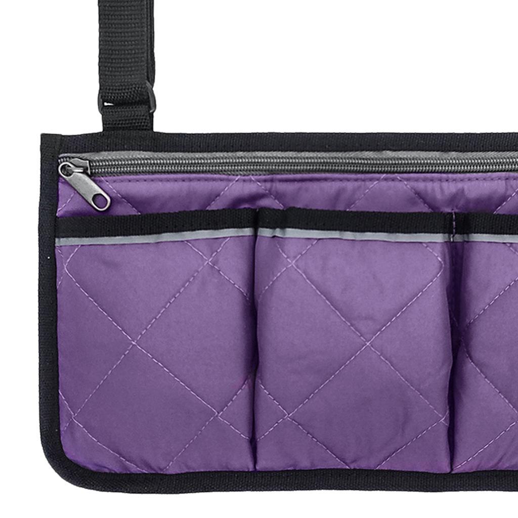 2Pcs Universal Wheelchair Storage Organizer Holder