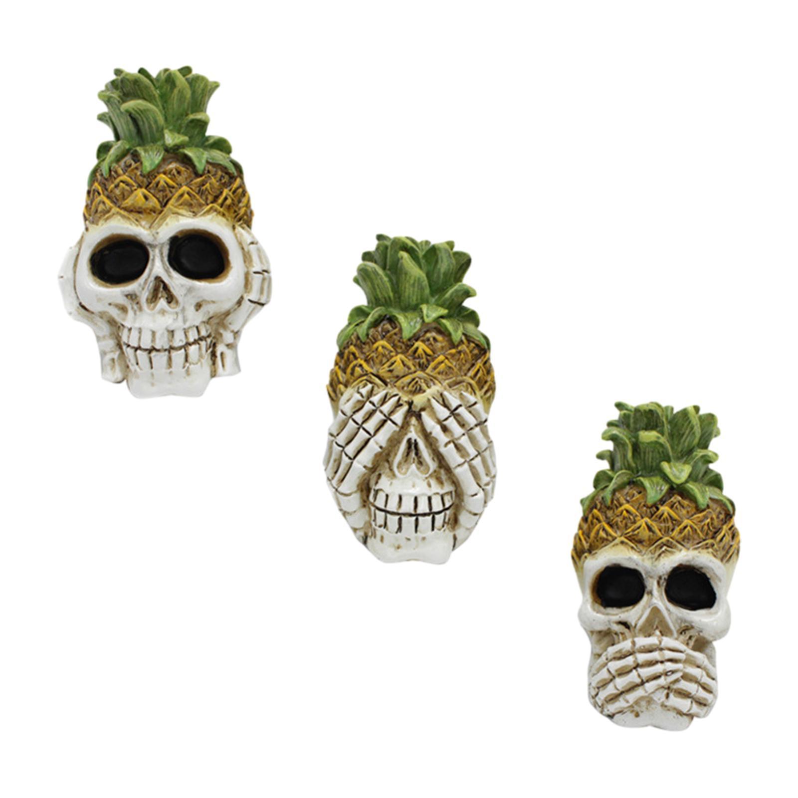 3Pcs Car Perfume Air Diffuser Clips Car Air Vent Clip Decoration Car Accessories Easy Installation Halloween Skulls Heads