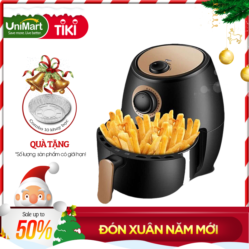 Nồi Chiên Không Dầu Công Nghệ USA 2.1L