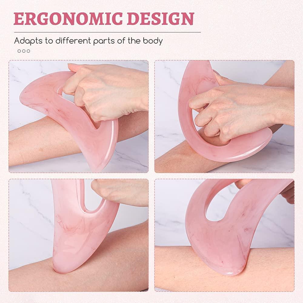 Dụng cụ cạo râu có tay cầm Dụng cụ cạo để massage lưng, mặt và chân