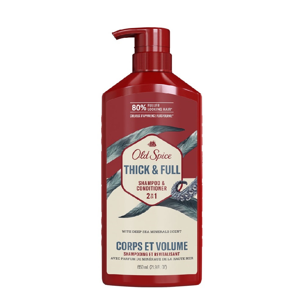 Dầu Gội &amp; Xả Cho Nam Old Spice Thick &amp; Full 2n1 Shampoo &amp; Conditioner 650ml