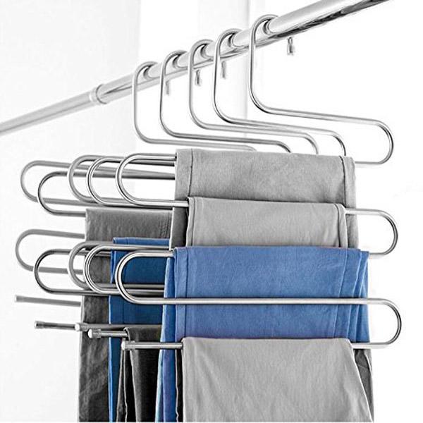 Bộ 3 móc treo quần áo, khăn 5 tầng thông minh tiện dụng - GDHN Loại Tốt