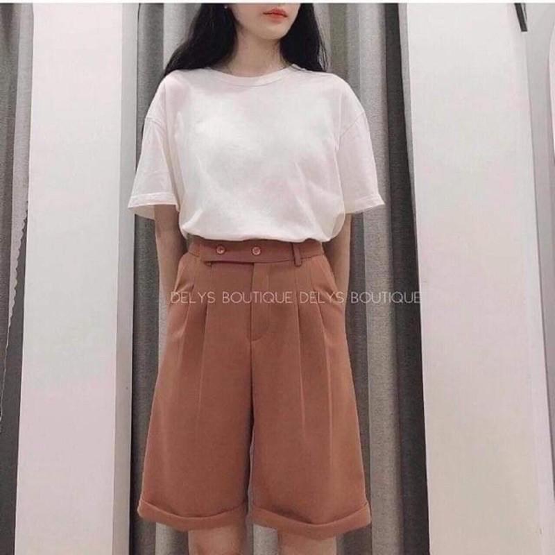 Quần bigsize lửng ống rộng nữ vải tuyết mưa