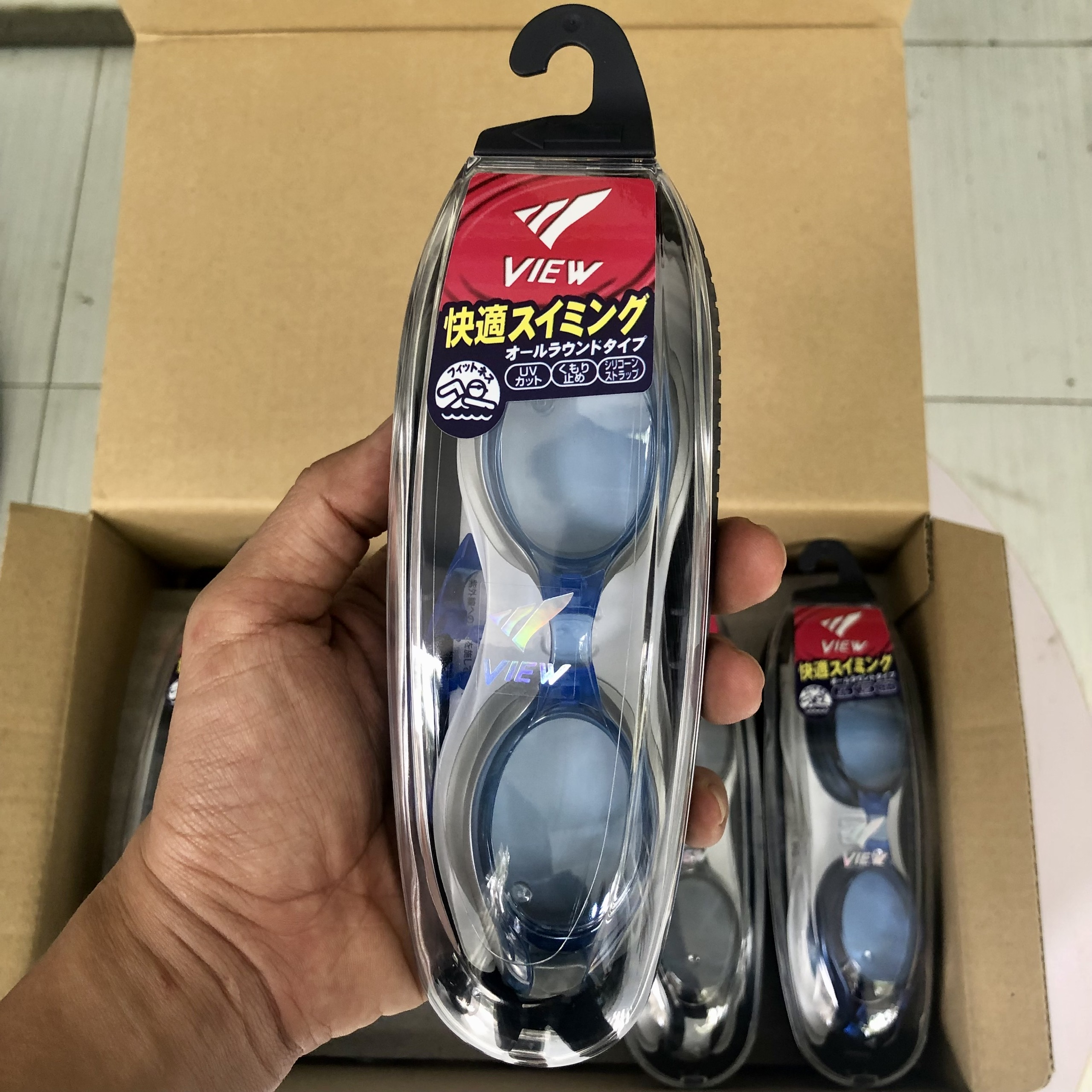 Kính Bơi Nhật Bản VIEW V500S Chống Tia UV Chống Sương Mù - Hàng Chính Hãng 100% sản xuất tại Nhật Bản
