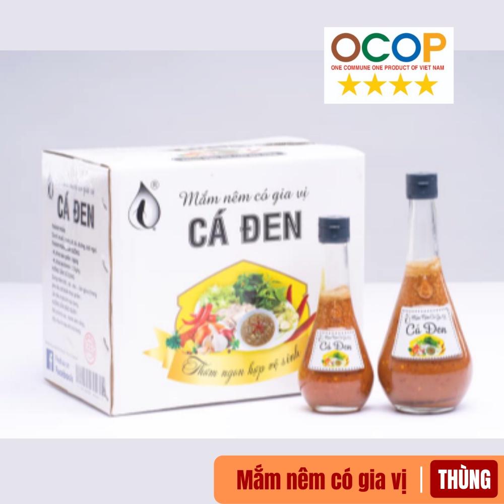 [ OCOP] Thùng Mắm Nêm Có Gia Vị Đậm Đà Truyền Thống (500ML)  (100% Nguyên Liệu Tự Nhiên - Mắm Nêm Cá Đen Phan Thiết)