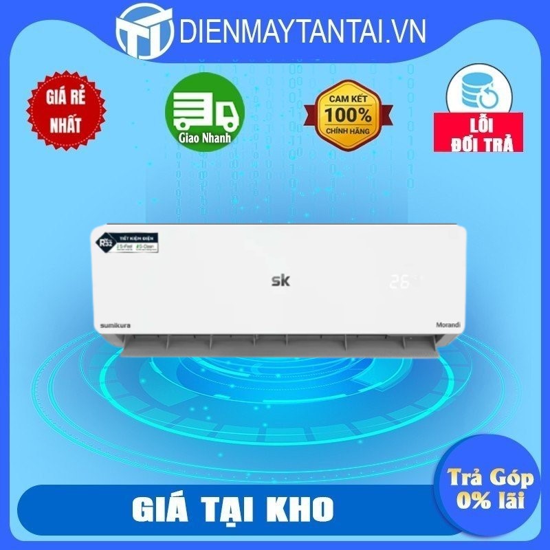 Điều Hòa Sumikura 9000Btu 1 Chiều APS/APO-092/MORANDI - hàng chính hãng - chỉ giao HCM