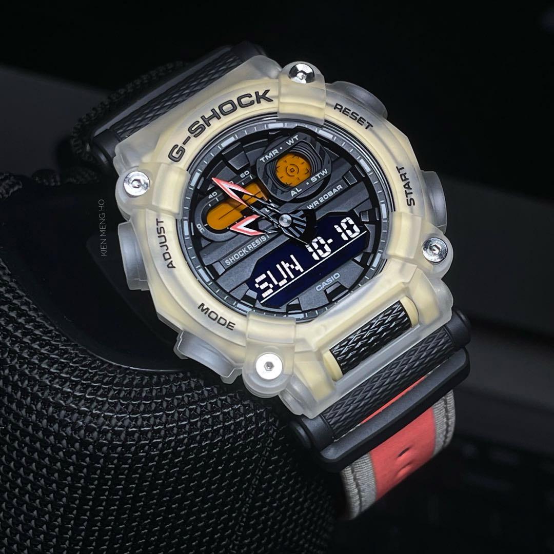 Đồng Hồ Nam Dây Vải Casio G-Shock GA-900TS-4ADR Chính Hãng - GA-900TS-4A