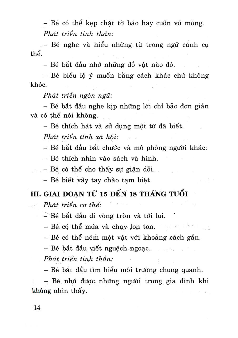 Sách Chăm Sóc Dinh Dưỡng Cho Trẻ (Tái Bản 2015) - ảnh 14