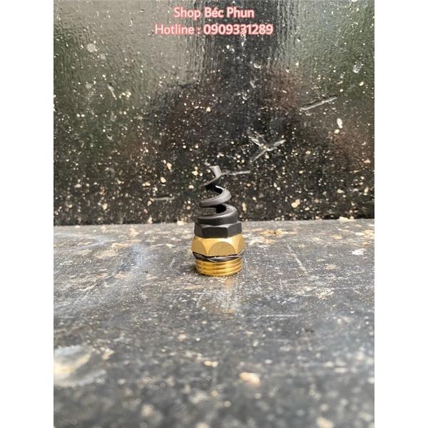 Béc phun xoắn ốc bằng đồng, inox 316 phi 21 27 34