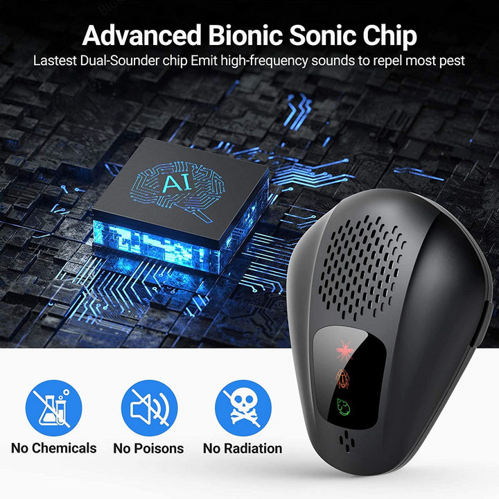 Bộ Thiết Bị Đuổi Chuột, Gián, Muỗi IMAX Ultrasonic Artifact - Home and Garden