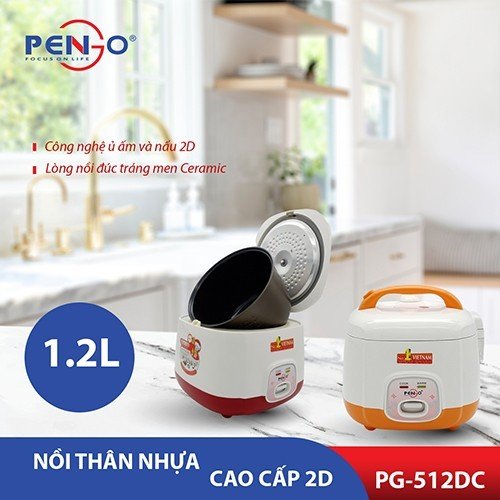 Nồi cơm điện nắp gài PG-512DC - Hàng chính hãng