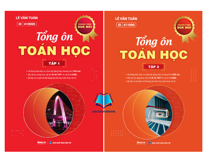 Sách - Combo Tổng Ôn Toán Học Tập 1 + 2 (Moon)