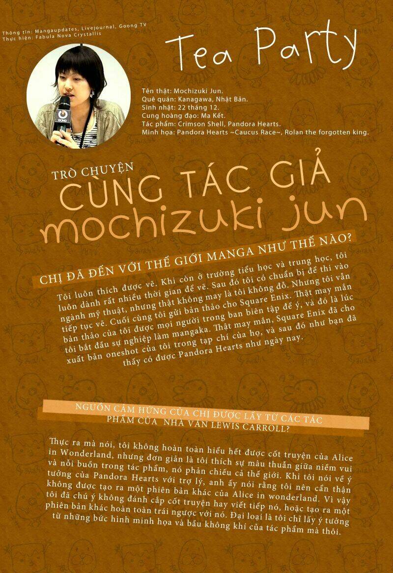 unbirthday - pandora hearts online magazine chapter 1 8