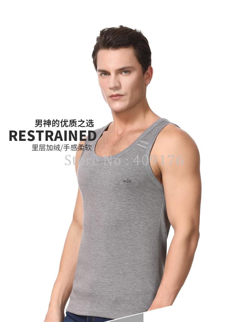 Nhiệt Dày Tops Xe Tăng Đồ Lót Nam Vest Nam Nhiệt Quần Áo Nhiệt Vớ Mùa Đông Ấm Áp Nén Đồ Lót