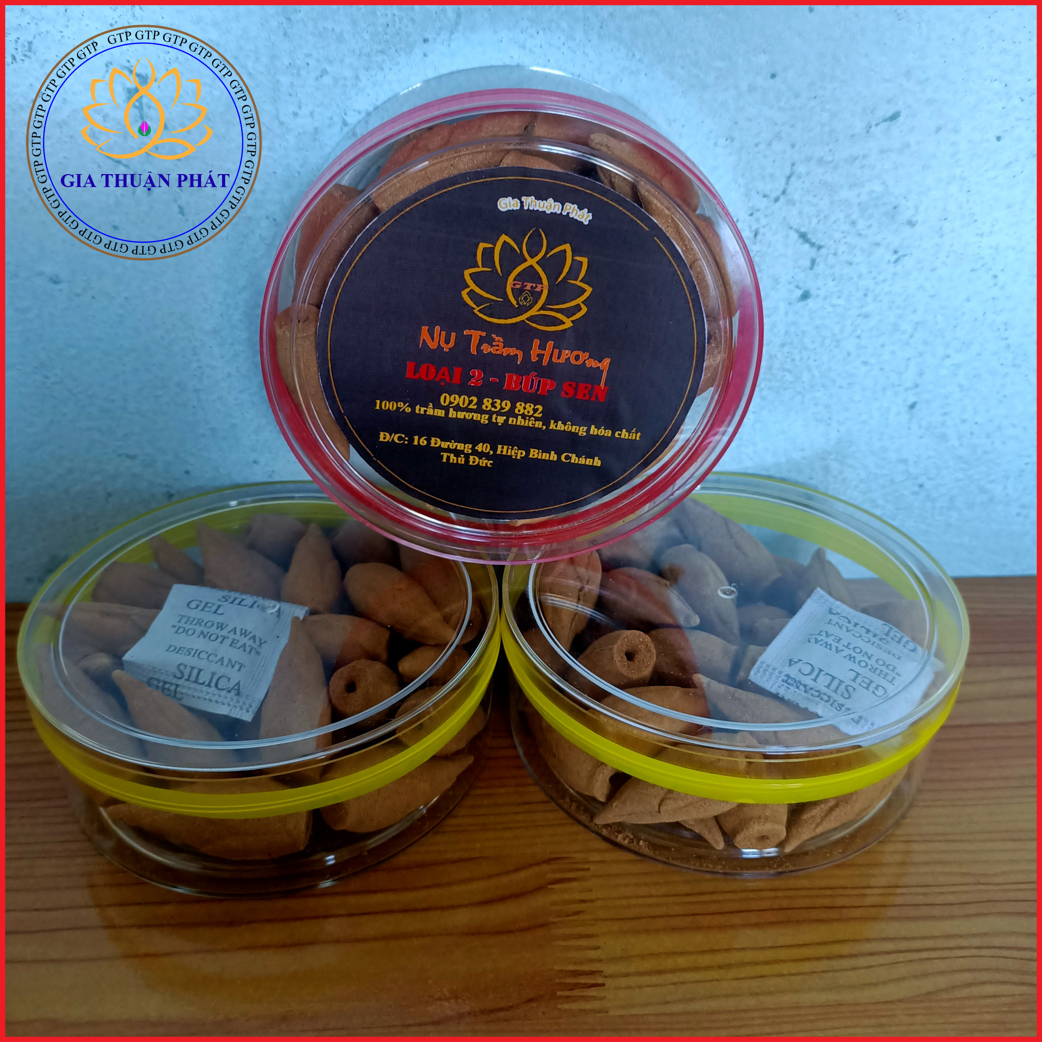 NỤ TRẦM HƯƠNG LOẠI 2 HÌNH BÚP SEN- HỘP 30 NỤ