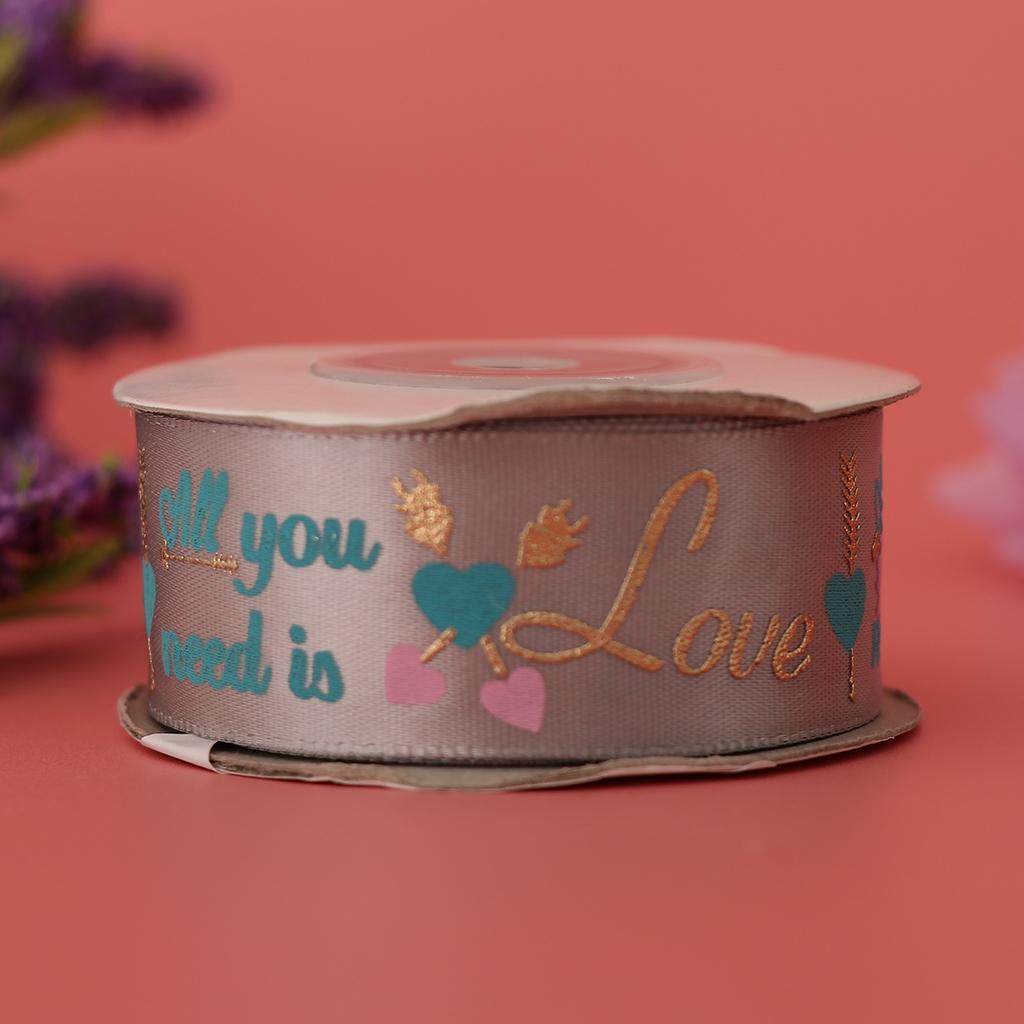 10 Yards Fabric Ribbon Roll Gift Package Craft Cake Wrapping Belt Tape