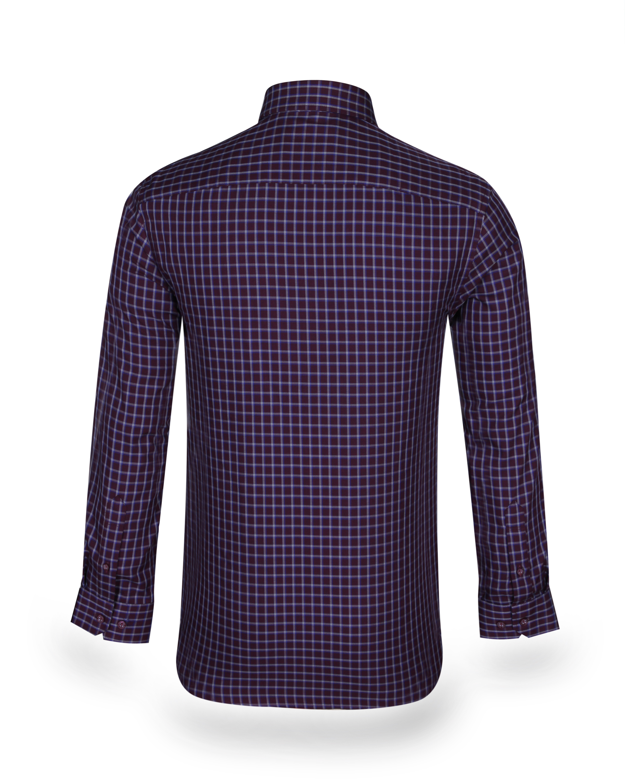 Áo sơ mi nam tay dài form tailor caro đỏ Khatoco A1MD468T1- CNCR030-2204-D