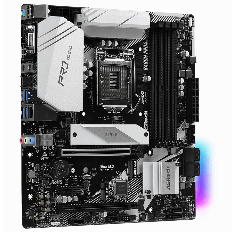 Bo Mạch Chủ Mainboard ASRock B460M-Pro4 - Hàng Chính Hãng