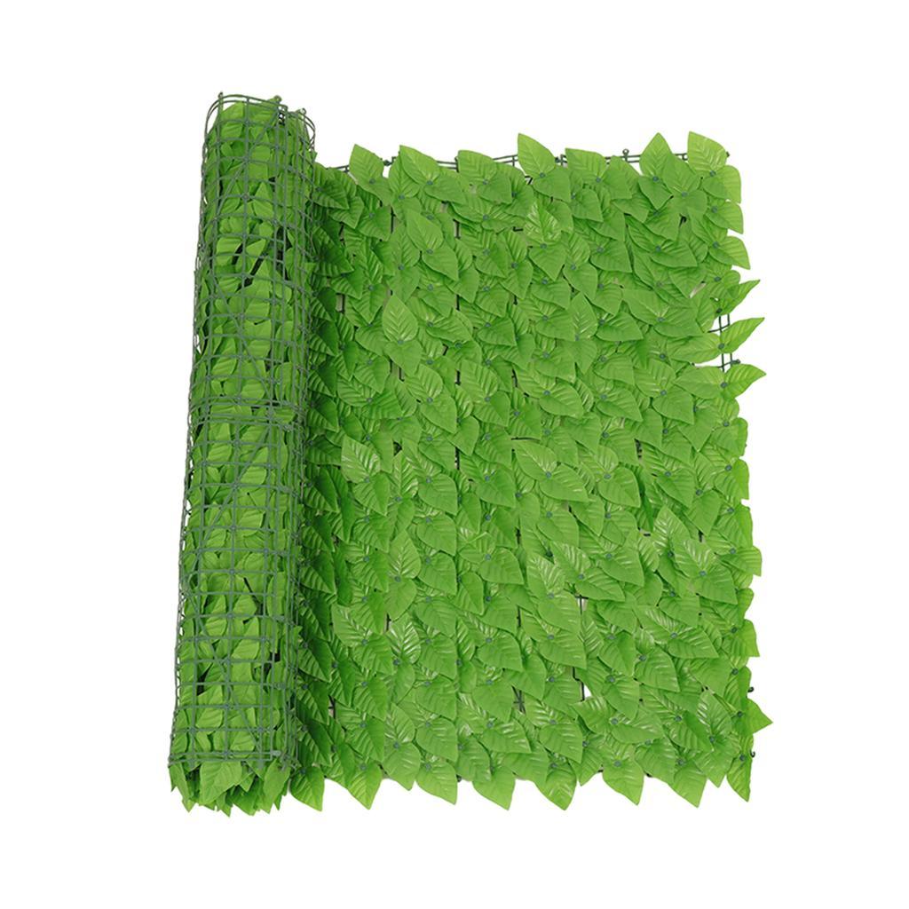 Patio 19.69''x118.11'' inches Faux Leaf Privacy Fence Screen Artificial Leaf Vine Climbing Gardening Outdoor Backyard Decoration Fence Cover