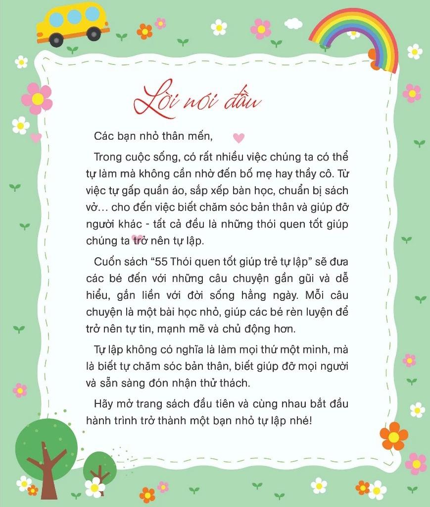 Sách - Tủ Sách Kỹ Năng Vàng Cho Học Sinh - 55 Thói Quen Tốt Giúp Trẻ Tự Lập