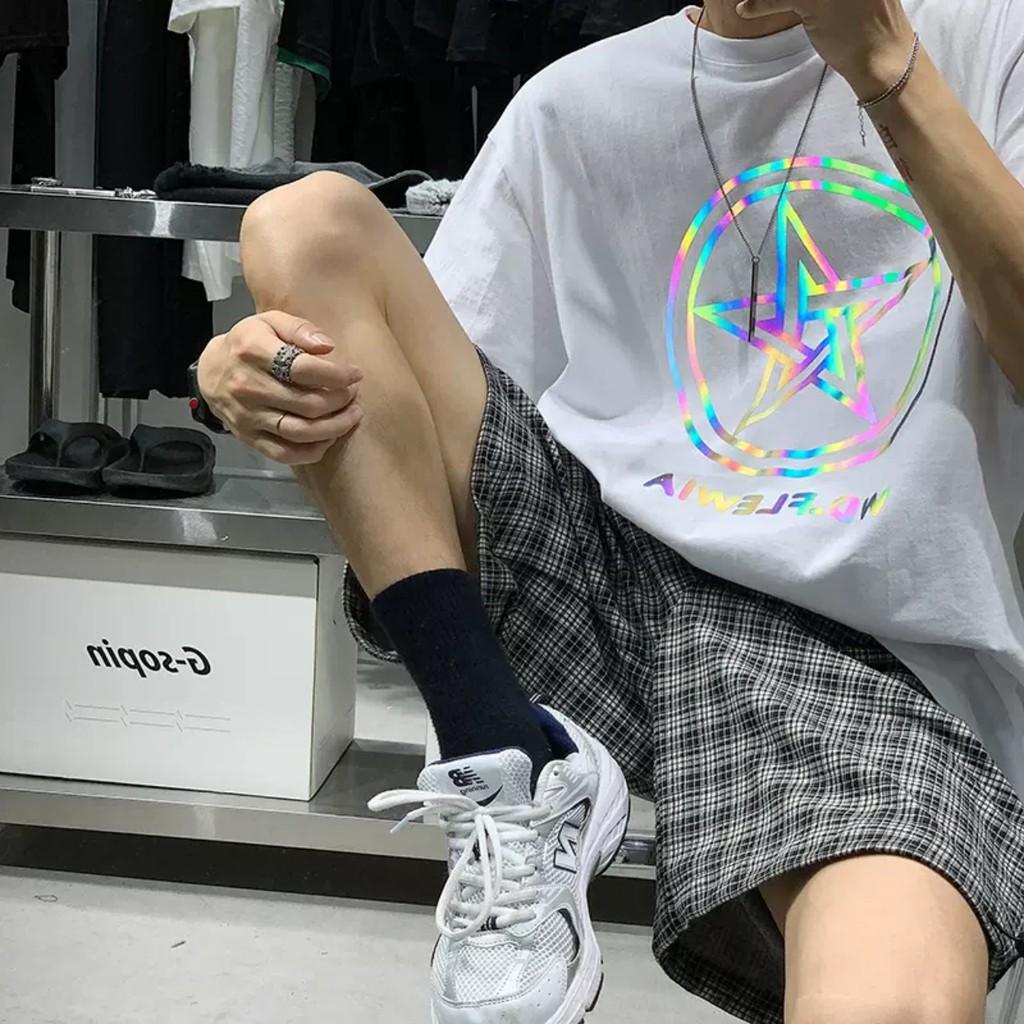 Áo thun nam đẹp ️️ WD Star in Phản quang 7 màu ️ chất vải cotton chất mịn tốt aothununisex aophongnam