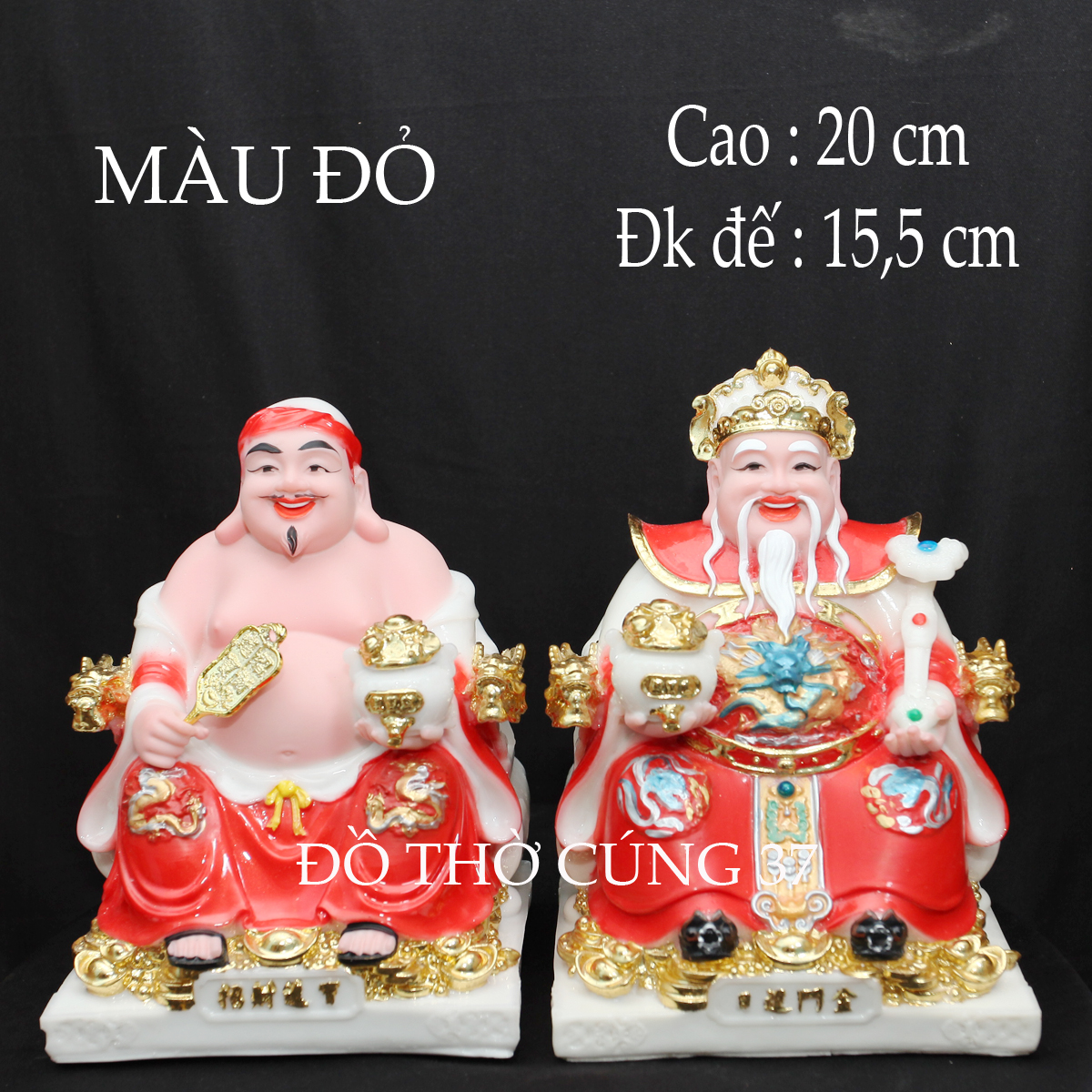 TƯỢNG THẦN TÀI THỔ ĐỊA GẤM CHẤT LIỆU BỘT ĐÁ + COMPOSITE