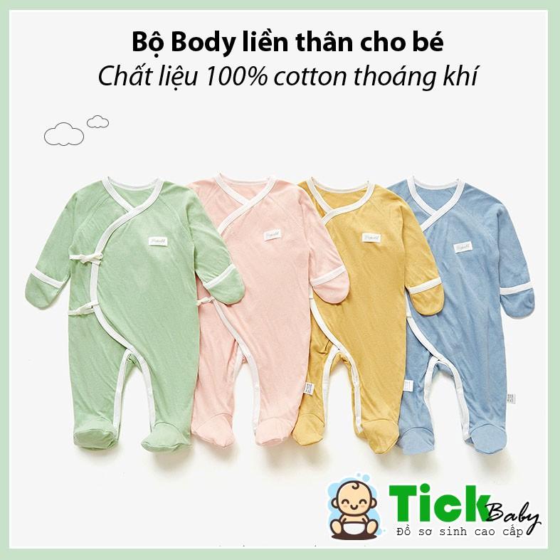 Bộ Body Cho Bé, Bộ Liền Thân Cho Bé Sơ Sinh Chất Liệu Cotton Thông Hơi Cao Cấp